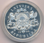 Латвия 10 латов, 1994 (10 лат Латвия Олимпиада 1994)
