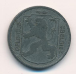 Бельгия 1 франк, 1943 (1 франк. Бельгия 1943)