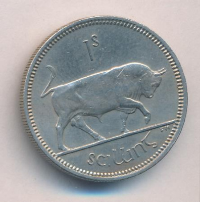 Ирландия 1 шиллинг, 1964 (1 шиллинг. Ирландия. 1964)