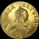 Полтина 1756 г. Елизавета I. (Полтина 1756 года)