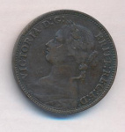 Великобритания 1 фартинг, 1874 (1 фартинг. Великобритания. 1874)