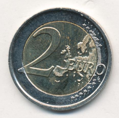 Бельгия 2 евро, 2011 (2 евро. Бельгия. 100 лет международному женскому дню. 2011)