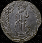 Полтина 1756 г. Елизавета I. (Полушка 1769 "Сибирская" КМ (Бит. R))