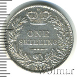 Великобритания 1 шиллинг, 1883 (1 шиллинг. Великобритания 1883г. Ag.)