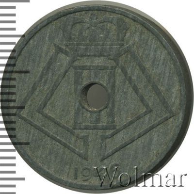 Бельгия 25 сантимов, 1946 (25 сантимов. Бельгия 1946г. Zn.)