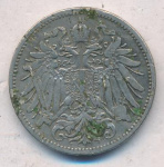 Австрия 20 геллеров, 1895 (20 геллеров. Австрия 1895)