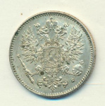 50 пенни 1916 г. S. Для Финляндии (Николай II). (50 пенни 1916)