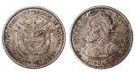 Албания ½ лека, 1926 (Панама. 25 сентесими 1904 года.)