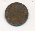 Великобритания 1 фартинг, 1874 (Фартинг. Великобритания 1874)