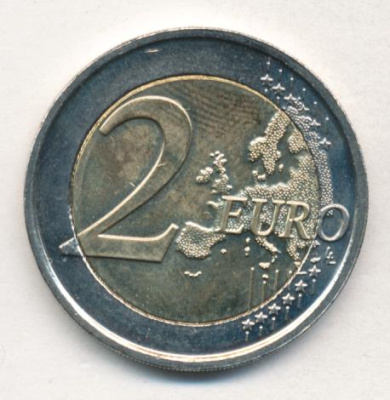 Бельгия 2 евро, 2011 (2 евро. Бельгия. 100 лет международному женскому дню. 2011)