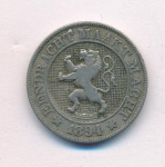 Бельгия 10 сантимов, 1894 (10 сантимов. Бельгия 1894)