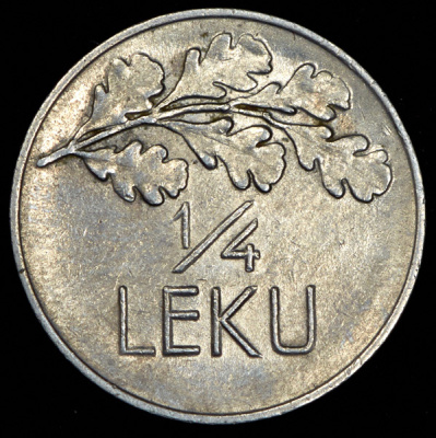 Албания ¼ лека, 1927 (1/4 лека 1927 (Албания) R)