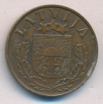 Латвия 2 сантима, 1939 (2 сантима. Латвия 1939)