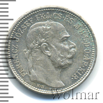 Венгрия 1 крона, 1915 (1 крона. Венгрия 1915г. Ag.)