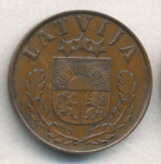 Латвия 2 сантима, 1939 (2 сантима. Латвия. 1939)