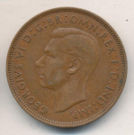 Великобритания 1 пенни, 1948 (1 пенни. Великобритания. 1948)