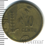 Литва 10 центов, 1925 (10 центов. Литва 1925г. Lt.)