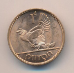 Ирландия 1 пенни, 1968 (1 пенни. Ирландия. 1968)