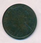 Великобритания 1 пенни, 1875 (1 пенни. Великобритания 1875)