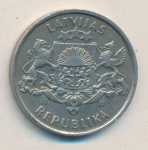Латвия 2 лата, 1993 (2 лата Латвия 1993)