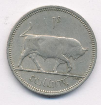 Ирландия 1 шиллинг, 1964 (1 шиллинг. Ирландия. 1964)