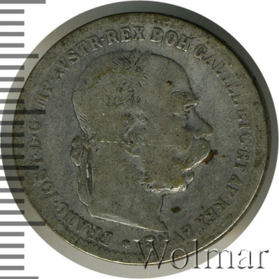 Австрия 1 крона, 1896 (1 крона. Австрия 1896г. Ag.)