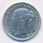 Великобритания 3 пенса, 1878 (3 пенса. Великобритания 1878)
