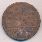 Папская область 1 байокко, 1802 (1 байокко. Ватикан 1802)