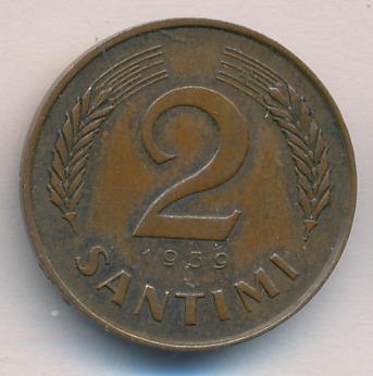 Латвия 2 сантима, 1939 (2 сантима. Латвия 1939)
