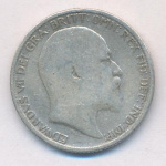 Великобритания 6 пенсов, 1907 (6 пенсов. Великобритания 1907)