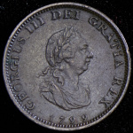 Великобритания 1 фартинг, 1799 (1 фартинг 1799 (Великобритания))