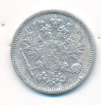 50 пенни 1891 г. L. Для Финляндии (Александр III). (50 пенни. 1891)