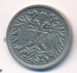 Австрия 10 геллеров, 1895 (10 геллеров. Австрия. 1895)