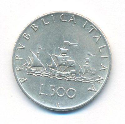 Ватикан 500 лир, 1961 (500 лир Ватикан. 1961)