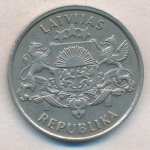 Латвия 2 лата, 1993 (2 лата. Латвия. 75 лет Латвийской республике 1993)
