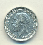 Великобритания 3 пенса, 1934 (3 пенса Великобритания 1934)