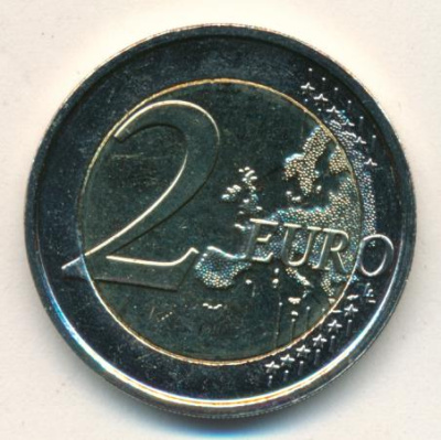 Бельгия 2 евро, 2011 (2 евро. Бельгия. 100 лет международному женскому дню. 2011)