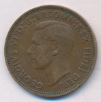 Великобритания ½ пенни, 1951 (1/2 пенни. Великобритания 1951)