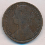 Великобритания 1 пенни, 1877 (1 пенни. Великобритания 1877)