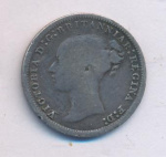 Великобритания 3 пенса, 1878 (3 пенса. Великобритания 1878)