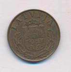Латвия 2 сантима, 1939 (2 сантима. Латвия 1939)