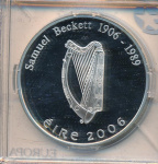 Ирландия 10 евро, 2006 (10 евро. Ирландия. 100 лет со дня рождения Самюэля Беккета 2006)