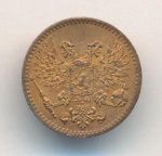 1 пенни 1917 г. Для Финляндии (Николай II). С гербовым орлом (1 пенни. 1917)