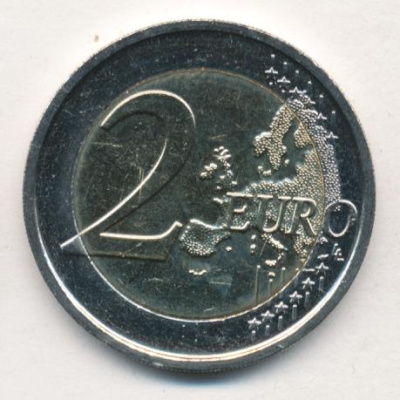Бельгия 2 евро, 2011 (2 евро. Бельгия. 100 лет Международному женскому дню. 2011)