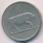 Ирландия 1 шиллинг, 1964 (1 шиллинг. Ирландия. 1964)