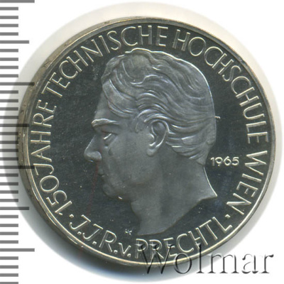 Австрия 25 шиллингов, 1965 (25 шиллингов. Австрия 1965г. Ag.)